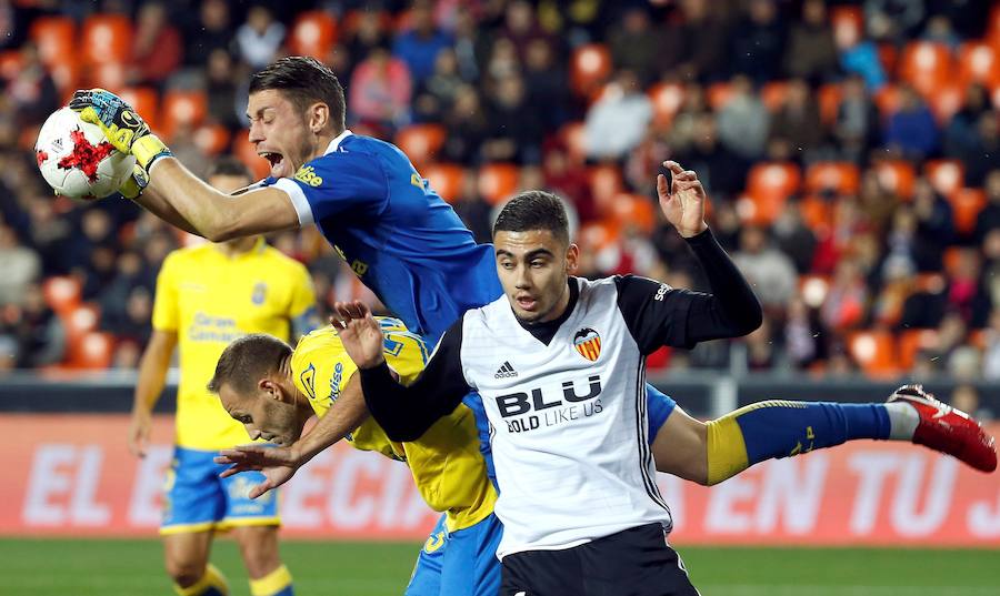 Estas son las imágenes que deja el partido de vuelta de octavos de Copa del Rey en Mestalla