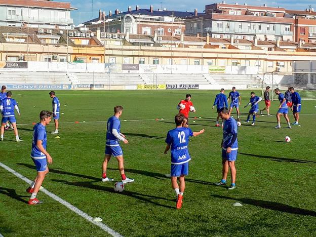 Entrenamiento del Olímpic. 