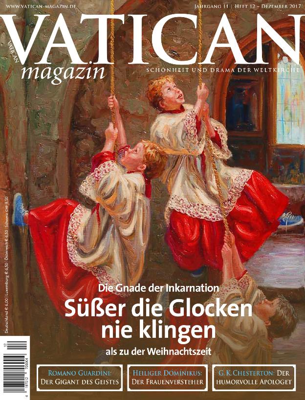 Imagen que ilustra la última entrega de la revista del Vaticano. 