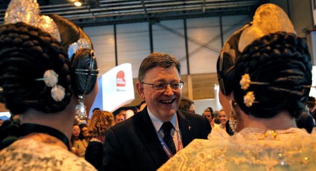 Ximo Puig, presidente de la Generalitat, en Fitur. 