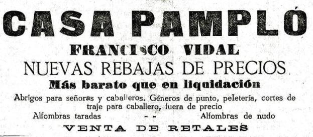 Imagen principal - Las rebajas de Valencia de hace un siglo