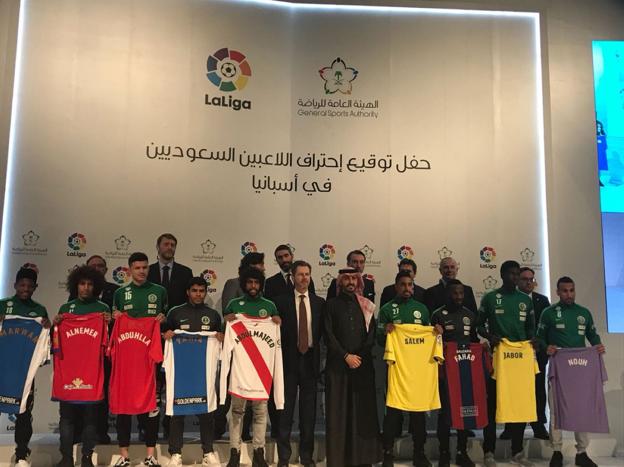 Los jugadores saudíes que ficharán por clubes españoles merced al acuerdo de La Liga. 