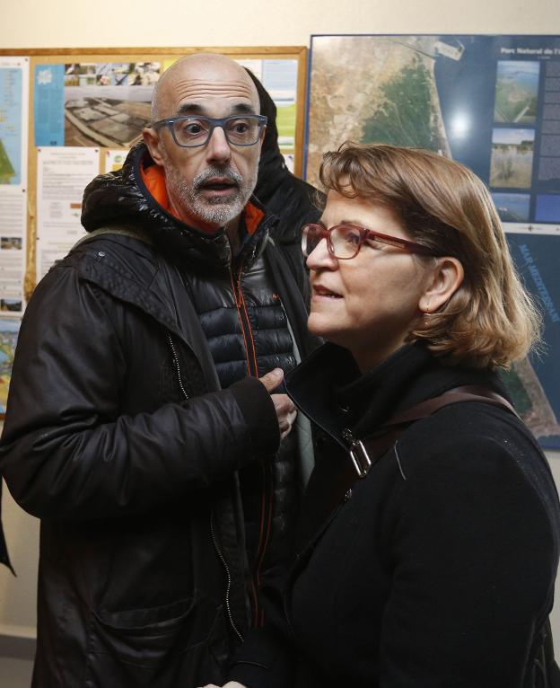 Julià Álvaro y Elena Cebrián. 