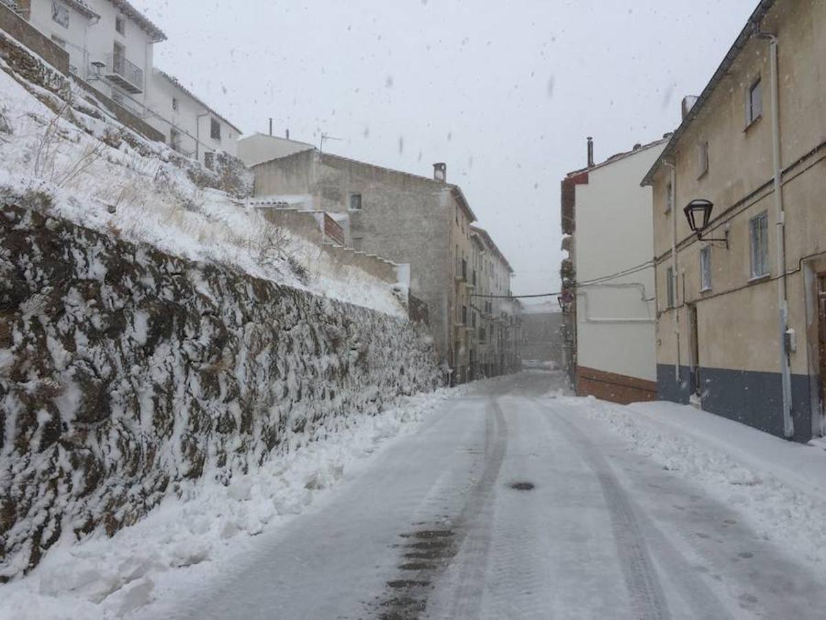 Fotos de nieve en Morella, Castellfort, Ares y Vilafranca del Cid