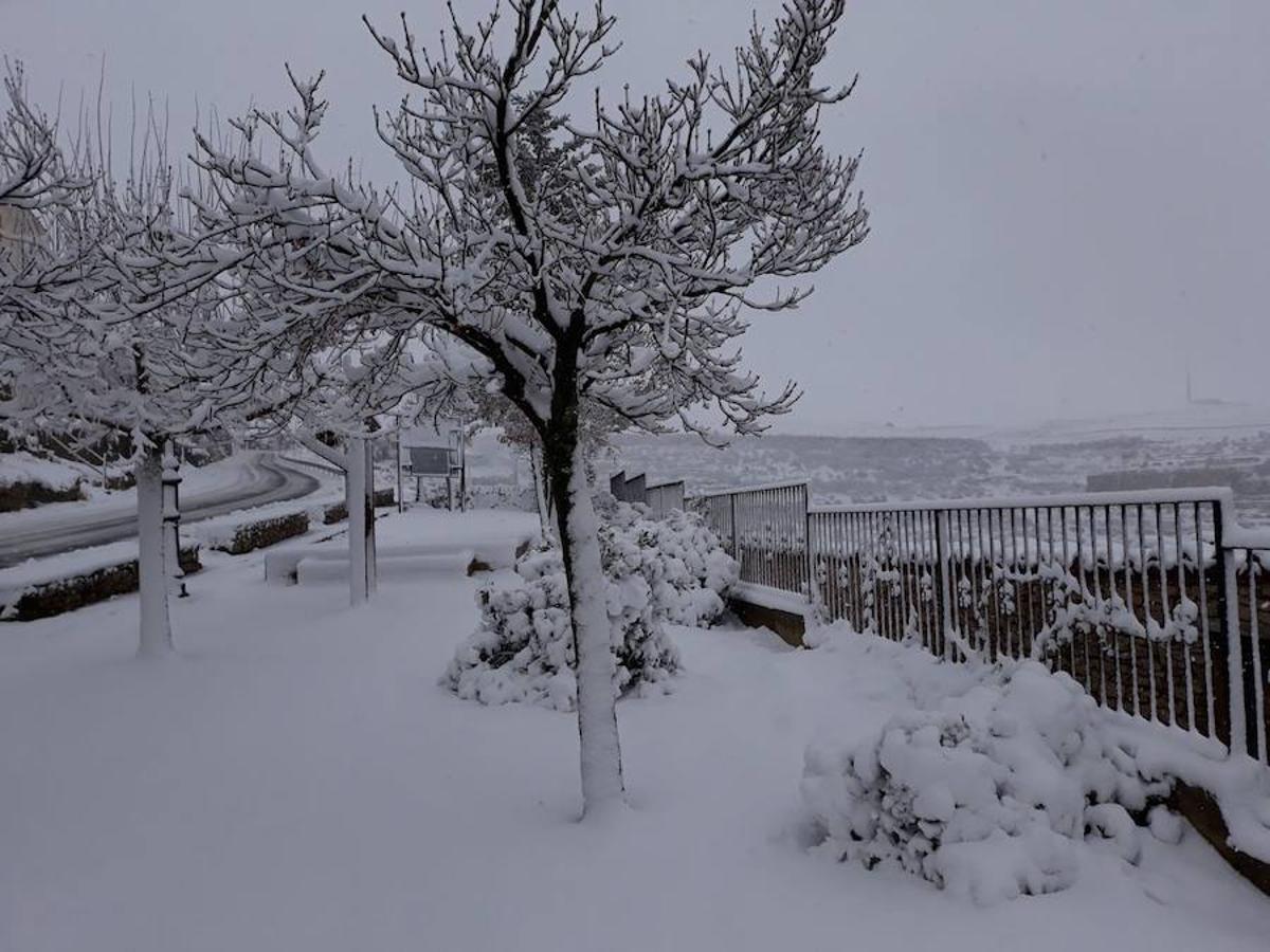 Fotos de nieve en Morella, Castellfort, Ares y Vilafranca del Cid