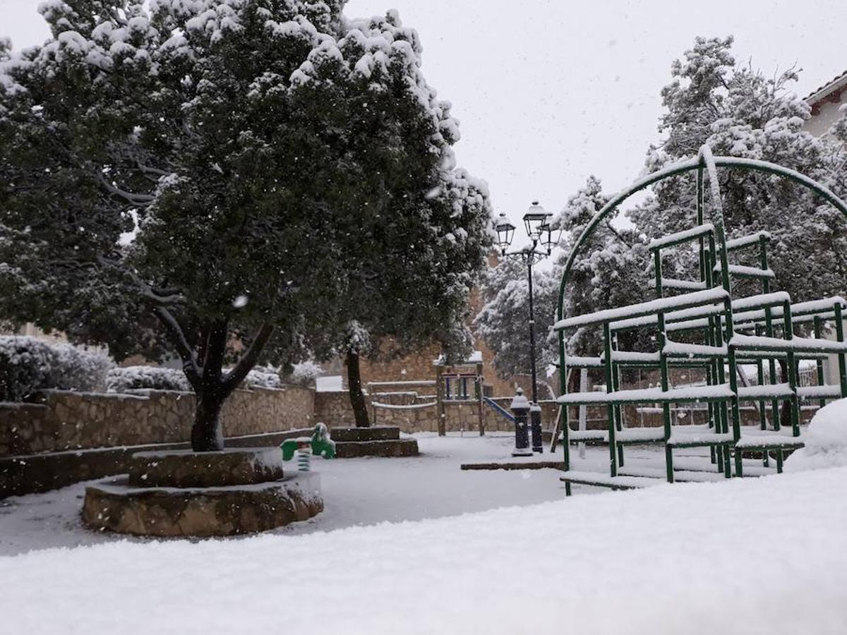 Fotos de nieve en Morella, Castellfort, Ares y Vilafranca del Cid