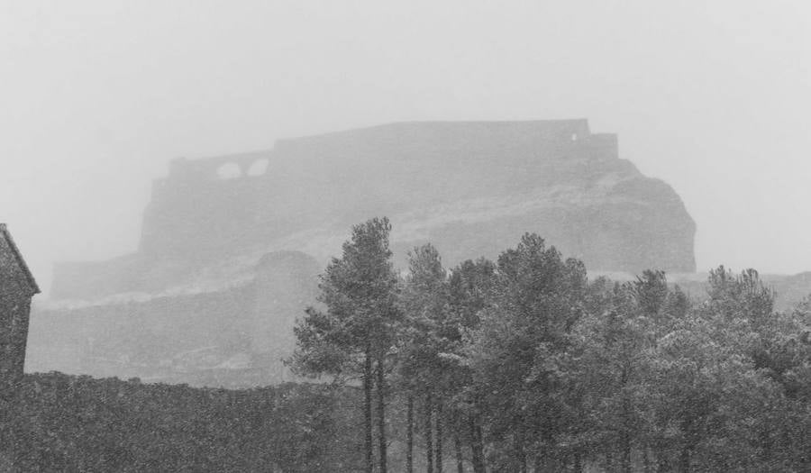 Fotos de nieve en Morella, Castellfort, Ares y Vilafranca del Cid