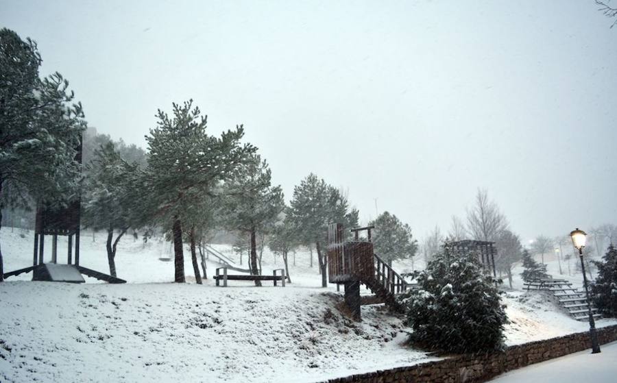 Fotos de nieve en Morella, Castellfort, Ares y Vilafranca del Cid