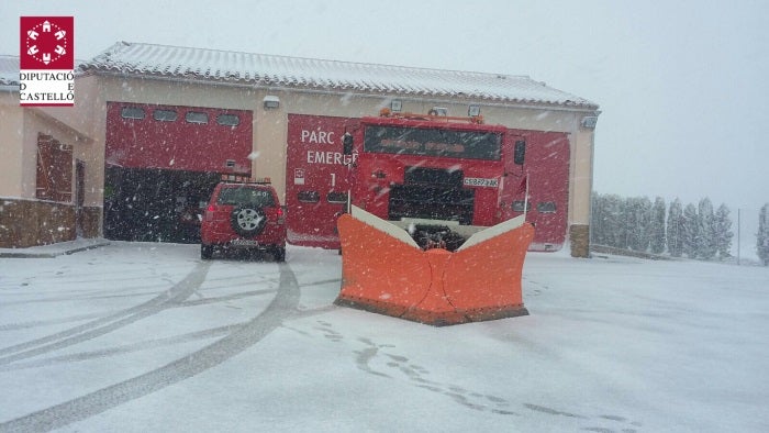 Nevadas en la provincia de Castellón