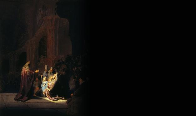 Luz. Rembrandt plasmó físicamente el contenido teológico referente a la luz. 