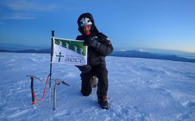 Javier Oliver en los Andes ecuatorianos.