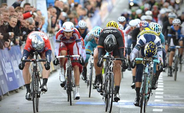 Danny Van Poppel durante el Tour de Bélgica, en una imagen de archivo.