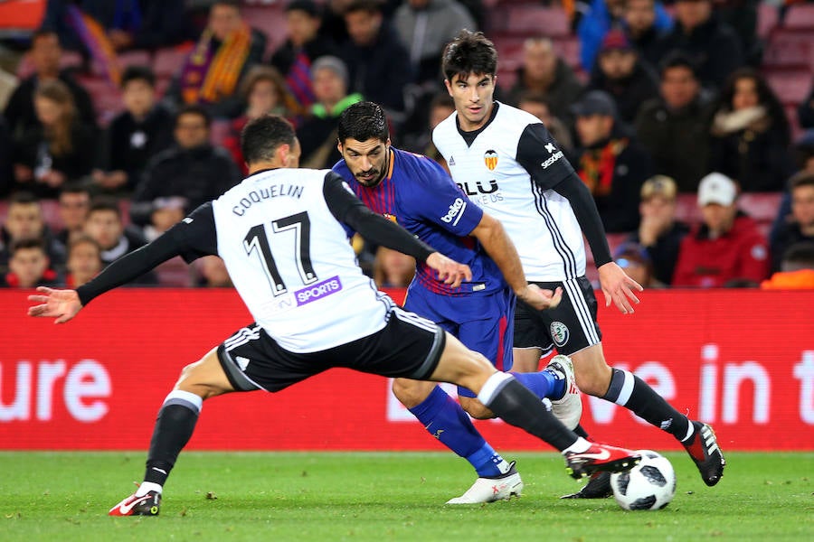 Estas son las mejores imágenes que deja el partido de ida de semifinales de Copa del Rey en el Camp Nou