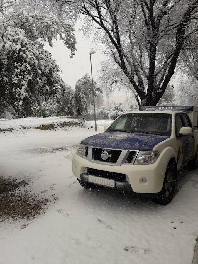 Fotos de nieve en la provincia de Alicante y de Valencia