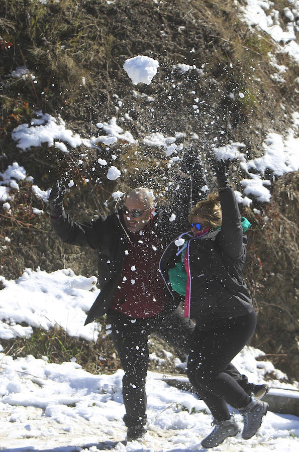 Muchos valencianos han aprovechado el fin de semana para acercarse a disfrutar de la nieve caída en los últimos días. Las zonas más visitadas están siendo los municipios de Agrés, Alcoy o Muro, en la provincia de Alicante, así como Morella y la comarca de Els Ports. Las temperaturas y el volumen de precipitaciones limita el disfrute a modestas batallas de bolas de nieve y la construcción de algunos muñecos, en los que más de uno ha aprovechado sus propias bufandas y gorros para decorarlos, debido a la clima primaveral que reinó durante la mañana del sábado.