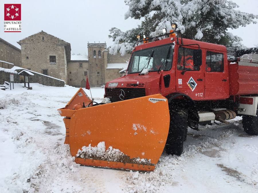 Fotos de la gran nevada en Valencia y Castellón