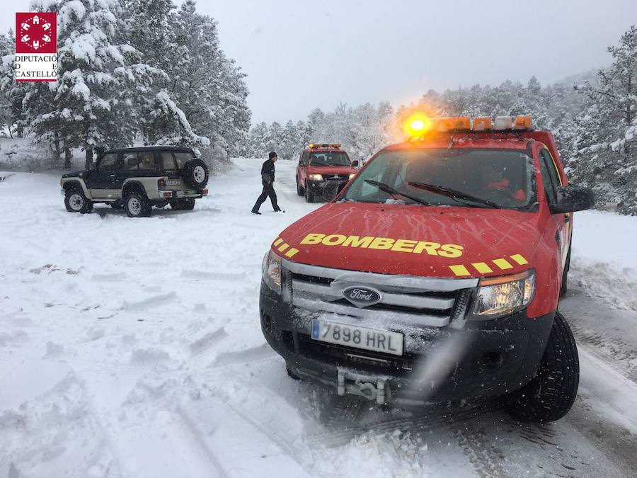 Fotos de la gran nevada en Valencia y Castellón