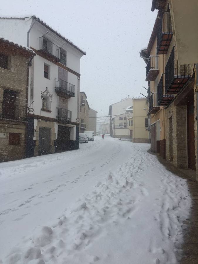 Fotos de la gran nevada en Valencia y Castellón