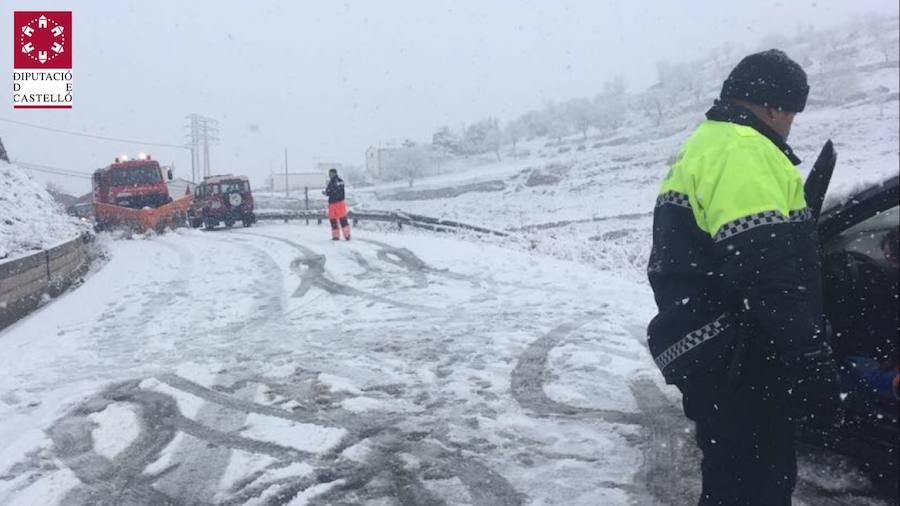 Fotos de la gran nevada en Valencia y Castellón