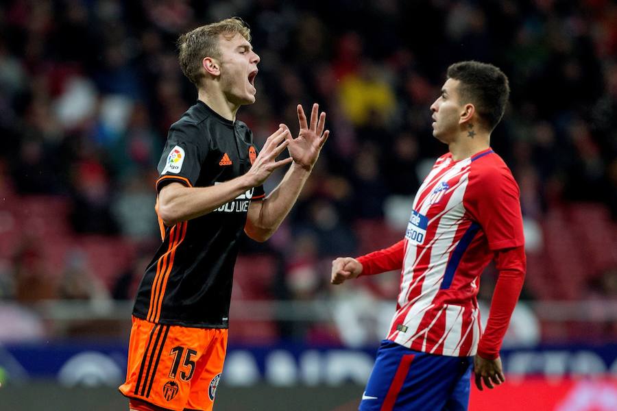 Estas son las imágenes que deja la primera visita de los blanquinegros al Wanda Metropolitano