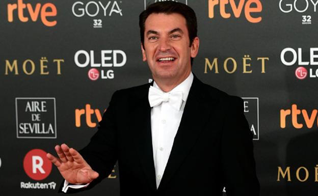 Arturo Valls, en la Gala de los Goya 2018.