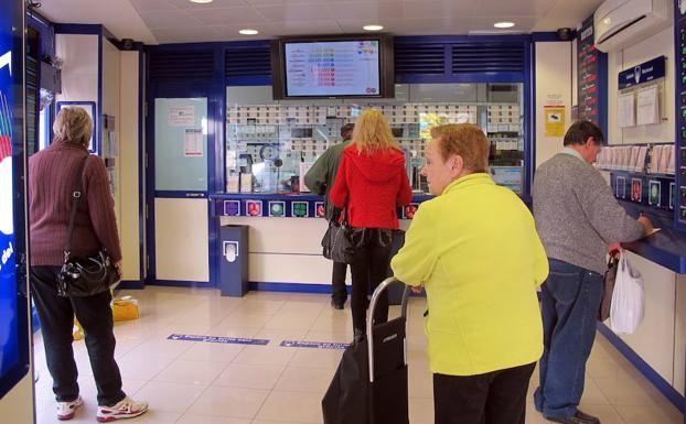 Una administración de lotería de Dénia.