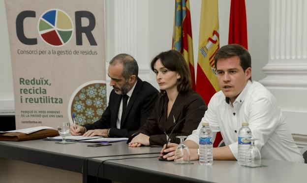 Roger Cerdà, en una asamblea del COR.