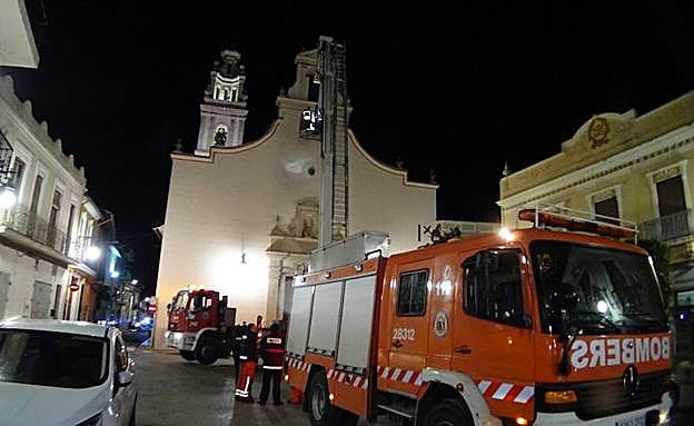 Un momento del rescate.