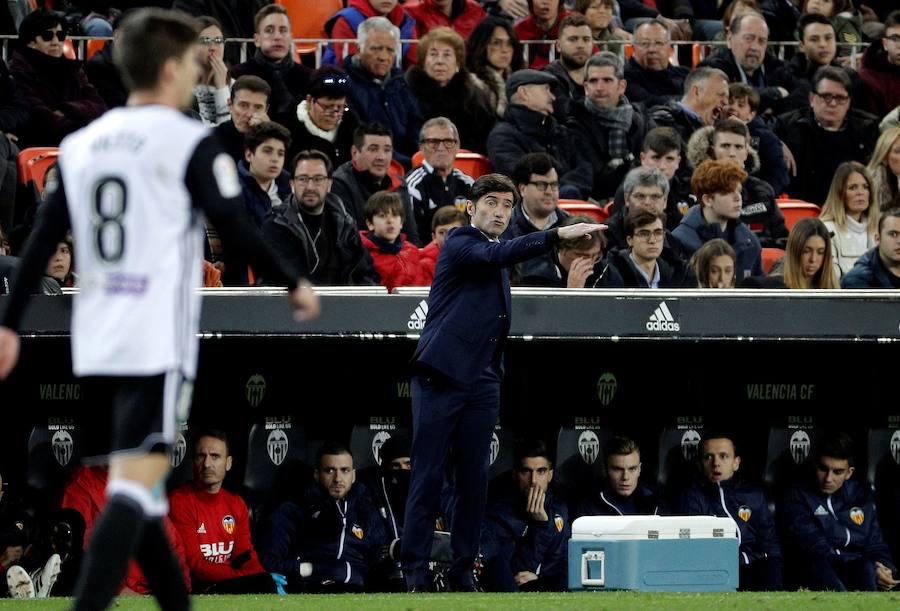 Estas son las imágenes que deja el derbi en Mestalla, jornada 23 de la Liga