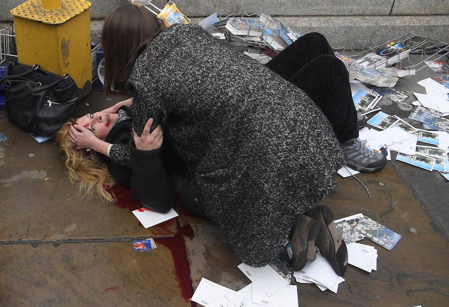 Atentado de Westminster que sacudió Londres en marzo de 2017.