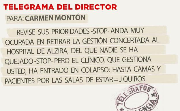 Telegrama para Carmen Montón