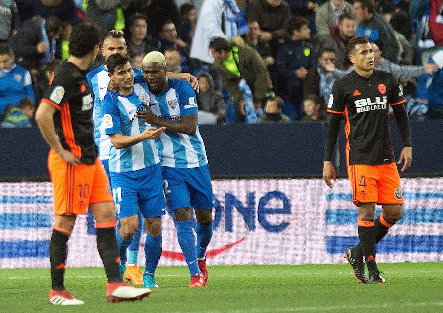 Estas son las imágenes que deja el partido de Liga en la Rosaleda