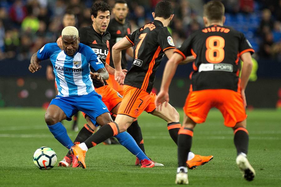 Estas son las imágenes que deja el partido de Liga en la Rosaleda