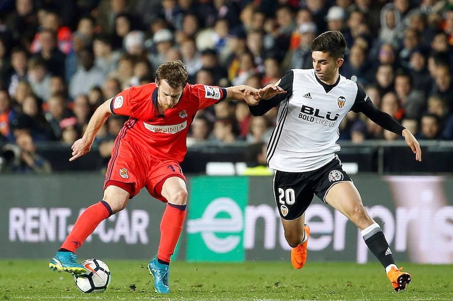 Estas son las imágenes que deja el partido de la jornada 25 en Mestalla