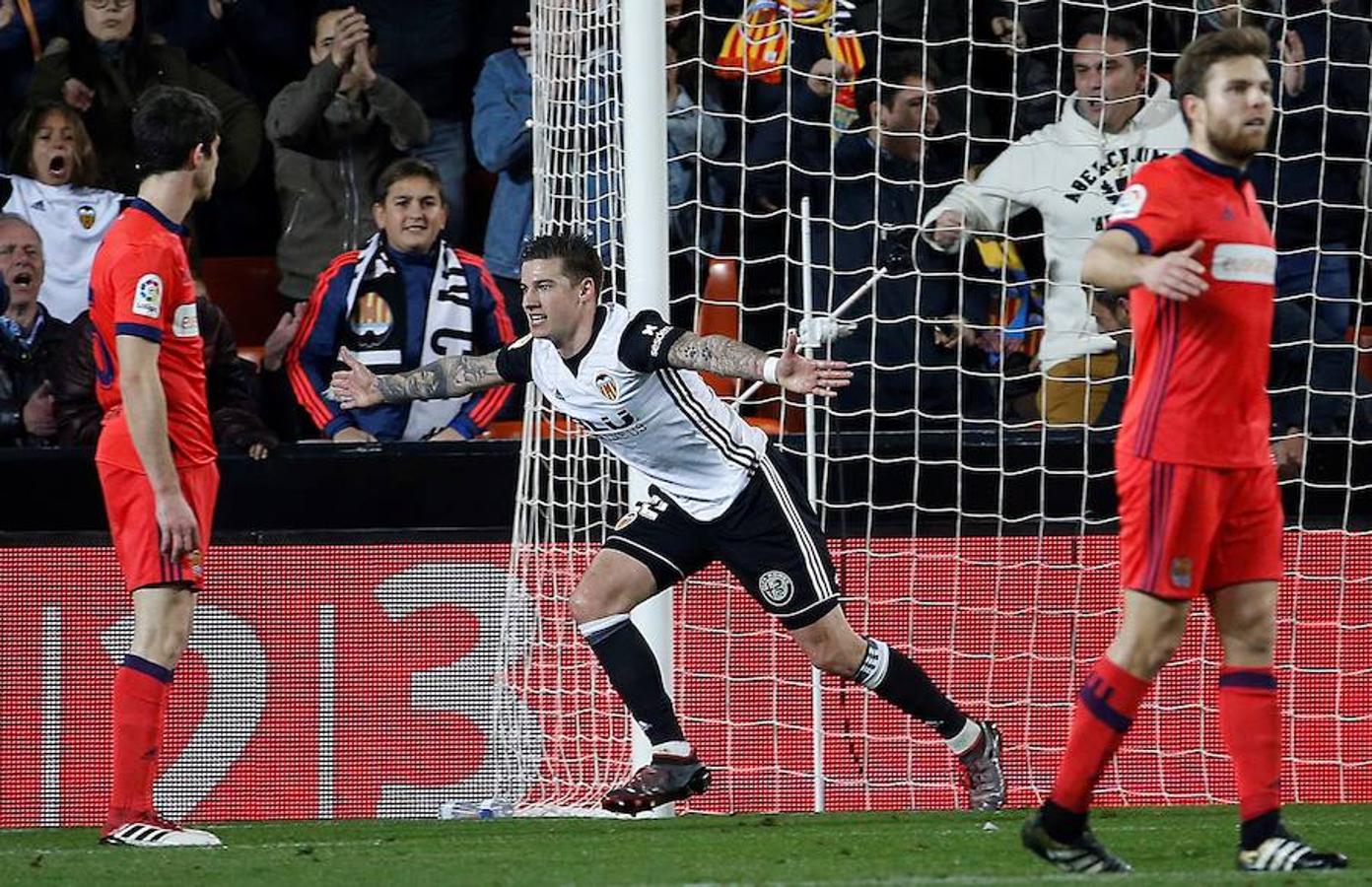 Estas son las imágenes que deja el partido de la jornada 25 en Mestalla