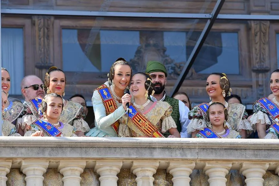 Fotos: Fotos de la mascletà del día de la Crida de las Fallas 2018