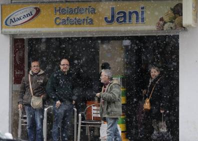 Imagen secundaria 1 - Empieza el temporal de nieve en la Comunitat Valenciana