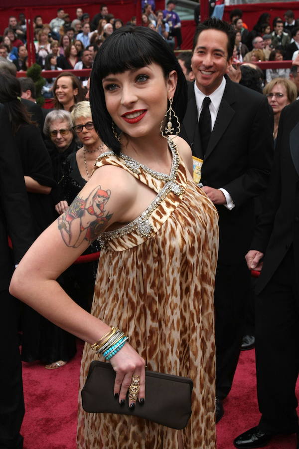 LOS PEORES VESTIDOS | La guionista y blogger estadounidense Diablo Cody pasará a la Historia de los Oscar gracias al vestuario 'print animal' que eligió para acudir a la ceremonia en 2008. 