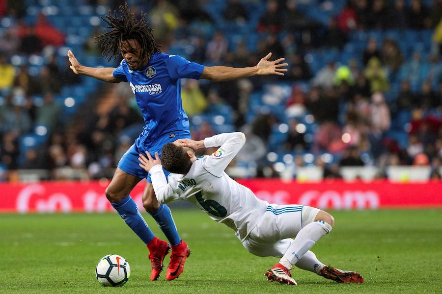 Los blancos apenas tuvieron desgaste para París ante el Getafe (3-1), ya que jugaron casi toda la segunda parte contra diez.