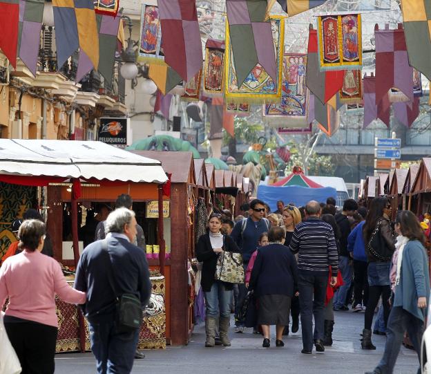 Mercado medieval junto a Convento Jerusalén. 