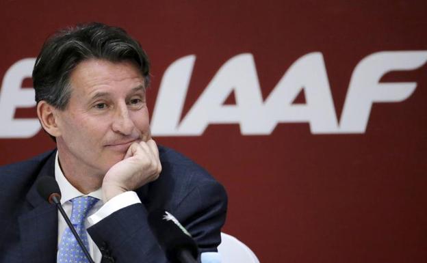 Sebastian Coe, presidente de la IAAF. 