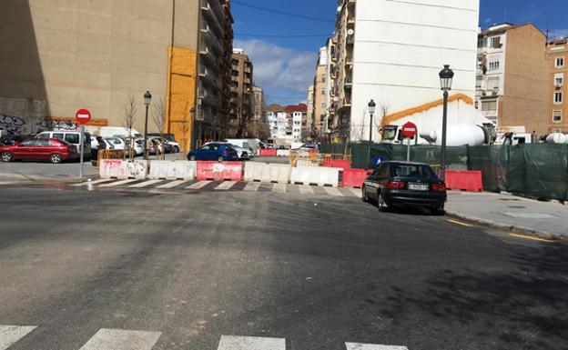 La nueva calle Palleter, sin el muro o tapón urbanístico.