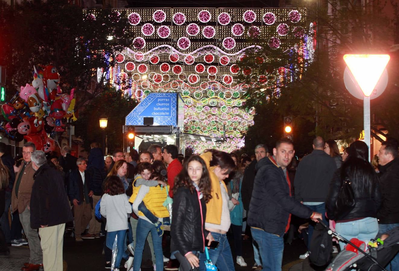 Iluminación de la falla Cuba-Puerto Rico, ganadora del primer premio de las Fallas 2018