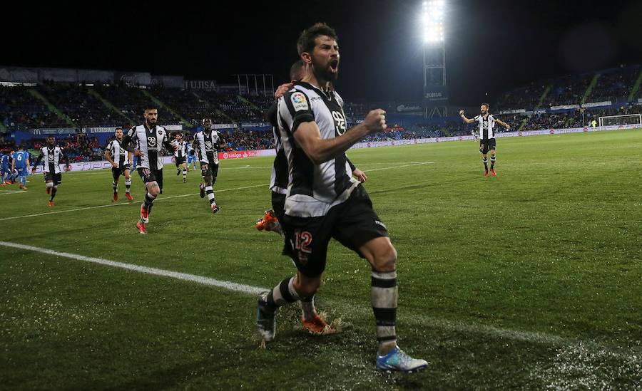 Estas son las mejores imágenes que deja el encuentro en el Coliseum, correspondiente a la jornada 28 de la Liga