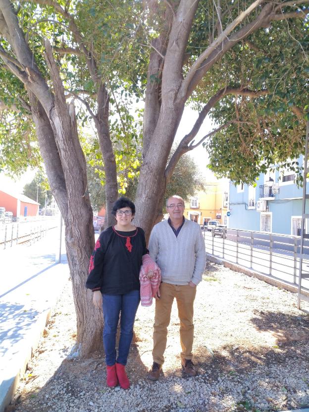 La portavoz popular, Maite Signes, y el presidente local del partido, Antonio Pons. 