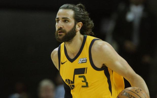 RickyRubio, durante un partido. 