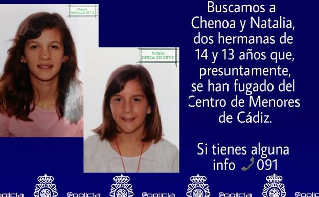 Las dos hermanas que se fugaron de un centro de menores de Cádiz regresan de la mano de un familiar