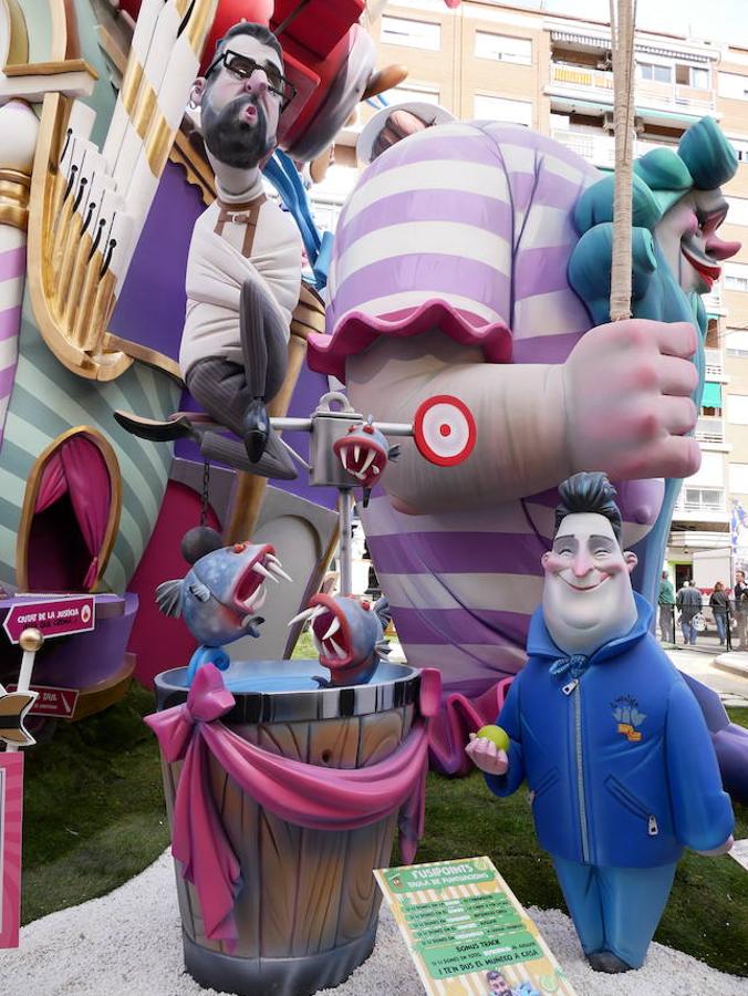 Pere Fuset en la Falla Campanar.