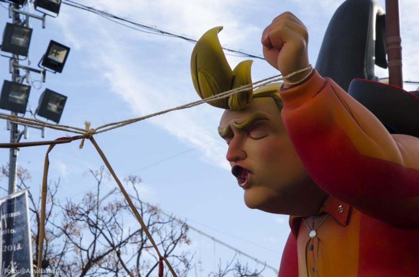 Donald Trump en la Falla Na Jordana.