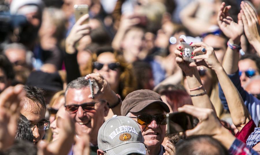 Fotos: Fotos de la impresionante mascletà de hoy, disparada por la pirotecnia Aitana